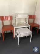 A pair of bedside stand,