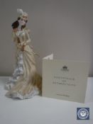 A Coalport Belle Epoque figure, Helana Riding in Hyde Park,