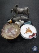 A contemporary figure of a galloping horse,