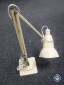 A Terry & Sons angle poised lamp