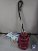 A Vax cylinder Rapide Plus and boxed Mr Clean lightweight vac