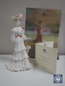 A Coalport Belle Epoque figure, Lady Alice at The Royal Garden Party,