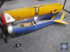 Two part remote control gliders (no hand sets)