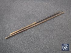 Two early 20th century window hook poles