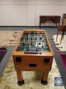 A contemporary Harvard table football table,