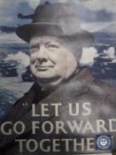 A tube containing seven reproduction WWII propaganda posters