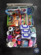 Two boxes containing assorted children's books,