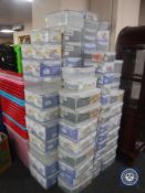 A large quantity of lock lid air tight plastic containers