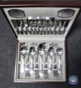 A canteen of Viner's Westbury pattern cutlery, in original retail packaging.