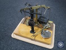 Two sets of chemist scales