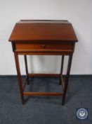 A mahogany clerk's desk