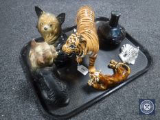 A large Beswick china figure - Tiger, model 2096, designed by Graham Tongue,