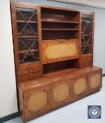 A mahogany sideboard a/f