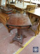 A 19th century mahogany drop leaf occasional table