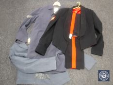 Two pilot's tunics and a sergeant's dress uniform