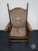 An oak Arts & Crafts armchair