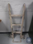 A mid 20th century wooden Slingsby sack barrow