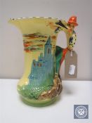 A Burleigh Ware Pied Piper jug
