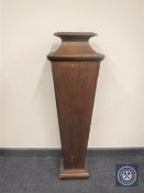 A Victorian mahogany plant stand,