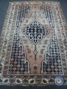 An antique Mazlaghan rug, Iranian Kurdistan,