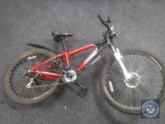 An Apollo Phaze front suspension mountain bike