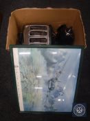 A framed Royal Air Force print,