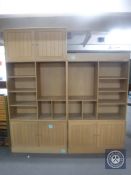 A 20th century Danish modular bookcase