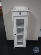 An Ikea bathroom vanity stand