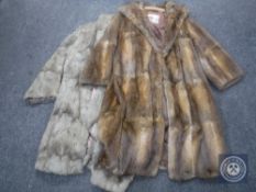 Two fur coats