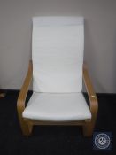 An Ikea armchair