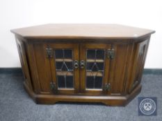 A Priory Oak TV stand