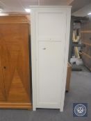 A mid 20th century painted hall wardrobe