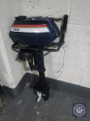 A Yamaha outboard motor