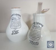 Two vintage Dr Nelson's improved inhalers