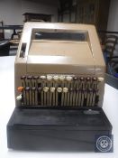 A vintage National cash register