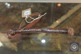 A 19th century leather cosh