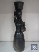 A Danish pottery figural planter