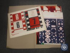 Donald James White : Art School Film Society 66-67, screenprint, 44 cm x 63 cm,