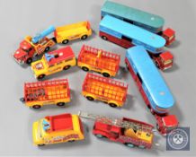 Corgi circus models including original Chipperfields Circus horse boxes and Chipperfields