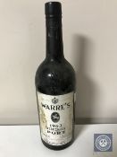 A bottle of 1963 Warre's vintage port, 75 cl.