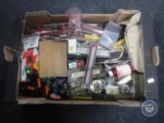 A large quantity of watch maker's tools and watch parts
