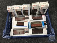 A basket of thirteen Marklin wagons,
