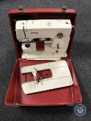 A cased Bernina Minimatic electric sewing machine CONDITION REPORT: In working