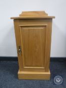 A satinwood pot cupboard