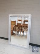 A Victorian style silvered overmantel mirror