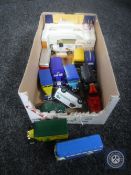 A box of die cast vehicles, Day's Gone,