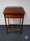 A mahogany clerk's desk