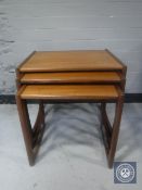 A nest of G Plan teak tables