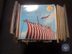 Two boxes of LP's and LP boxed sets - Classical and world music etc