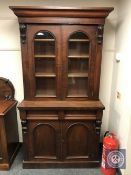 A Victorian mahogany bookcase,